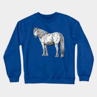 Wild horse illustration Crewneck Sweatshirt